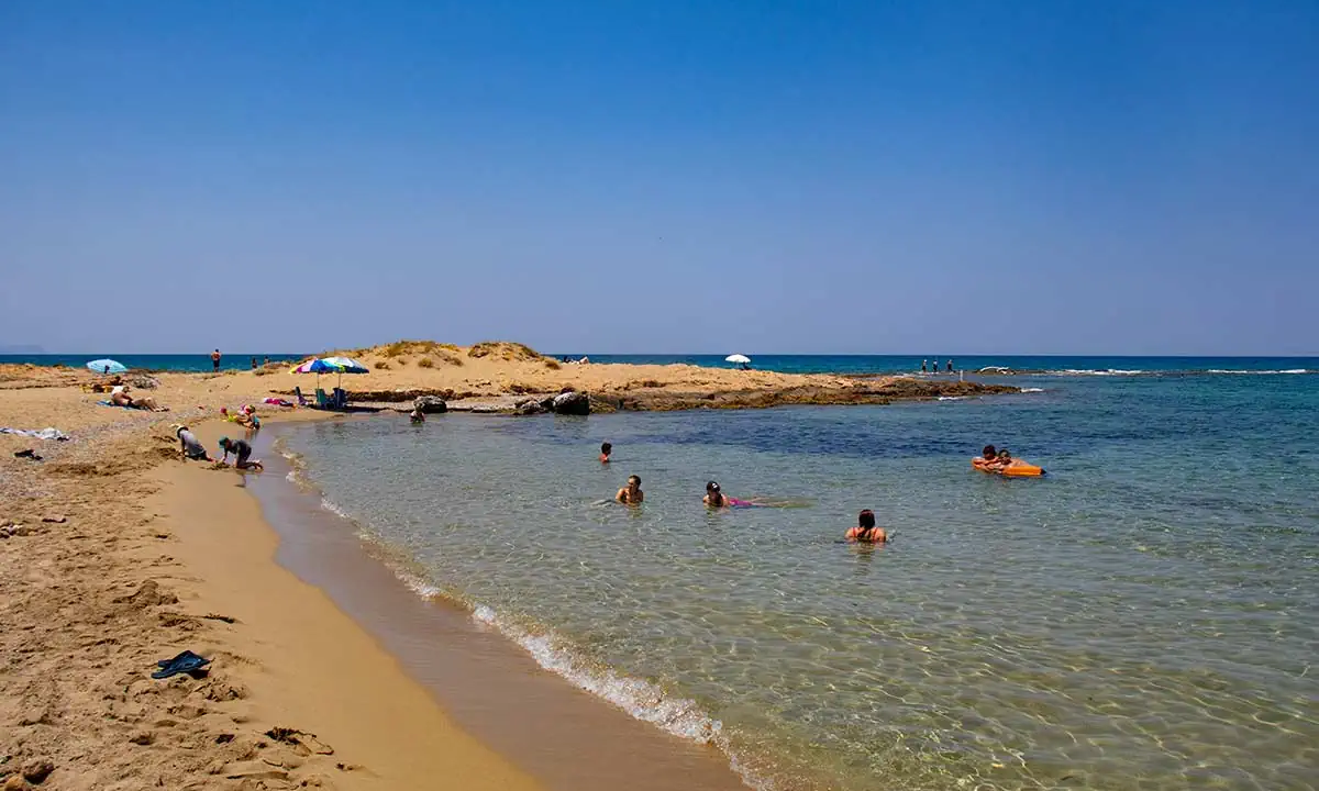 Malia beach 1