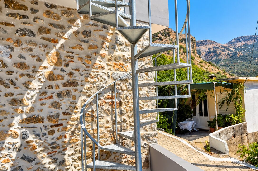 First floor - spiral staircase to top floor