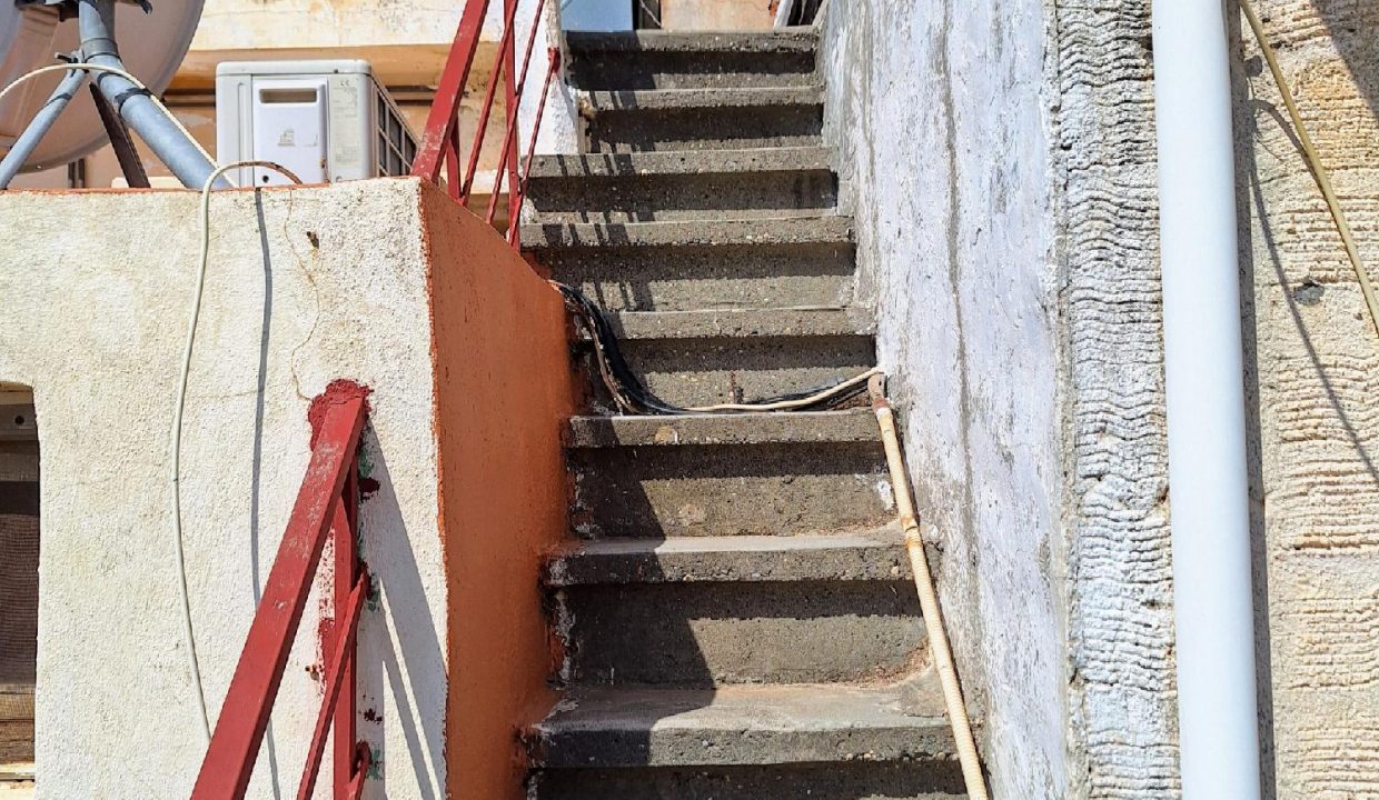 Rear building - steps leading to top floor
