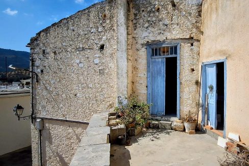 Rear building - entrances to upper floor of front building