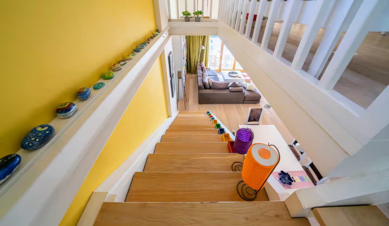 Stairs to first floor / attic