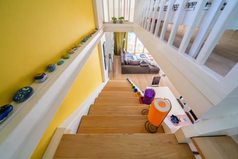 Stairs to first floor / attic