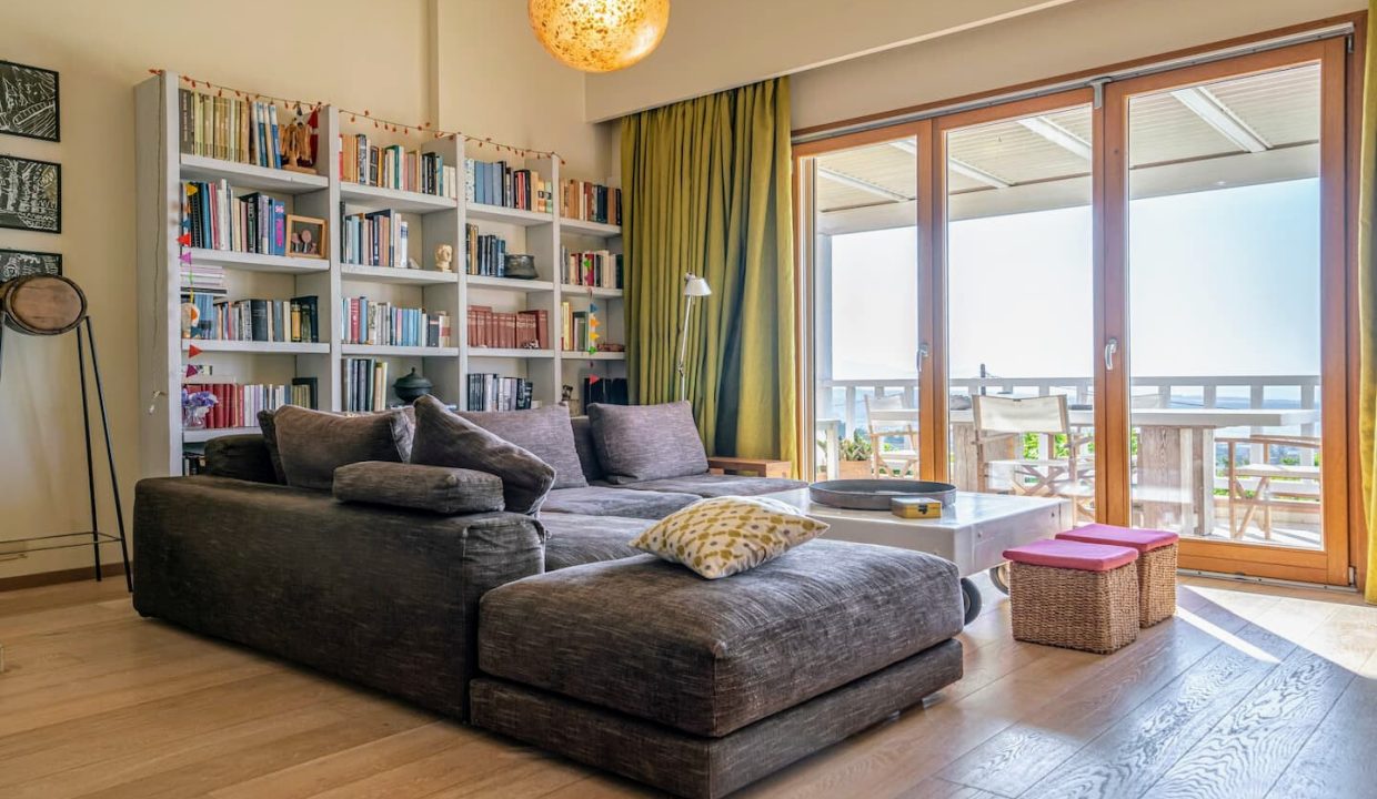 Upper ground floor - open-plan kitchen, dining, and living area