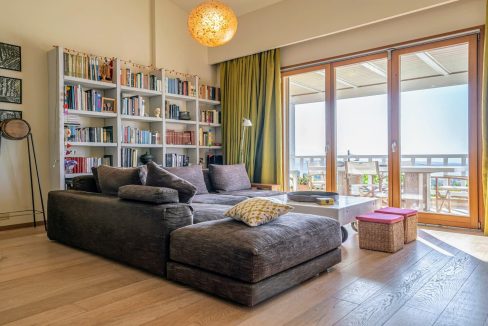 Upper ground floor - open-plan kitchen, dining, and living area